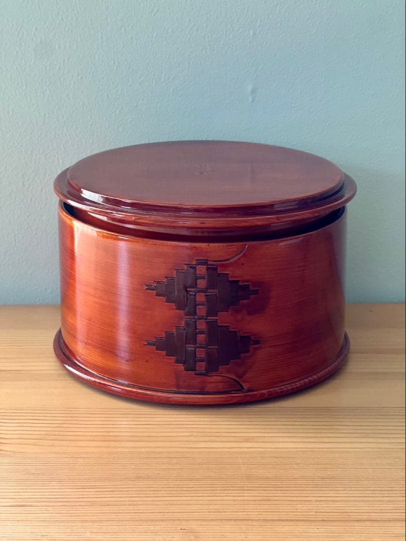 【おまとめ】柴田慶信商店　曲げわっぱ　入れ子五段重＆平和アルミ製作所 圧力鍋