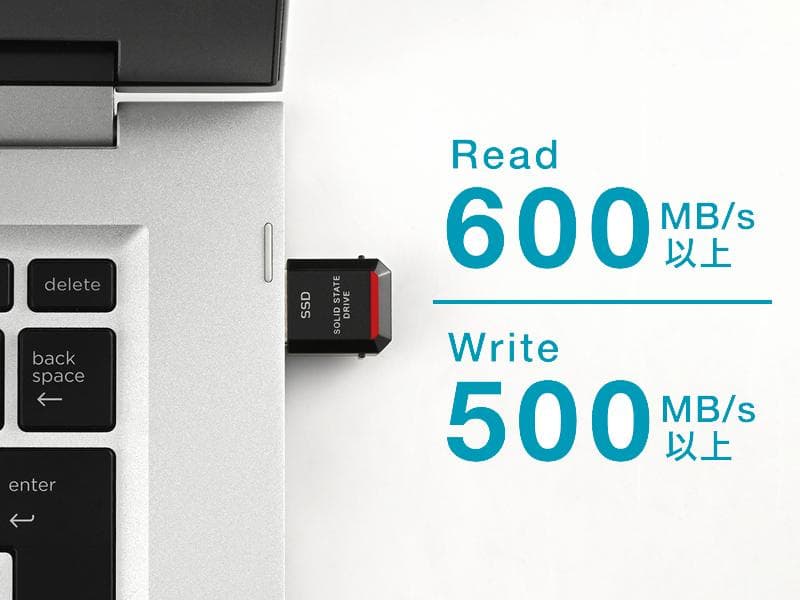 1TB バッファロー ポータブルSSD SSD-PST1.0U3-BA