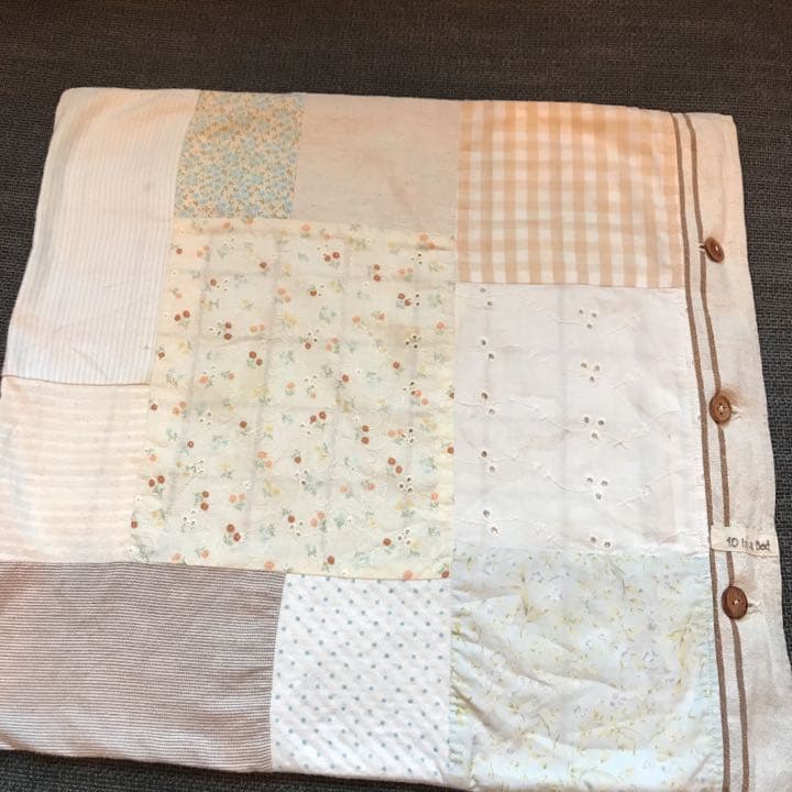 お値下げ❣️パッチワークのクッションカバー  3枚組