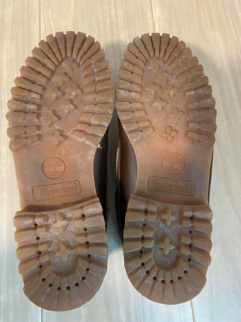 Timberland ブラウン モカシン　デッキシューズ　革靴