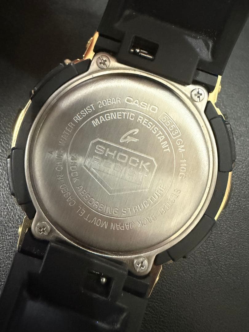 CASIO G-SHOCK GM-110G-1A9JF QZ 中古美品 7
