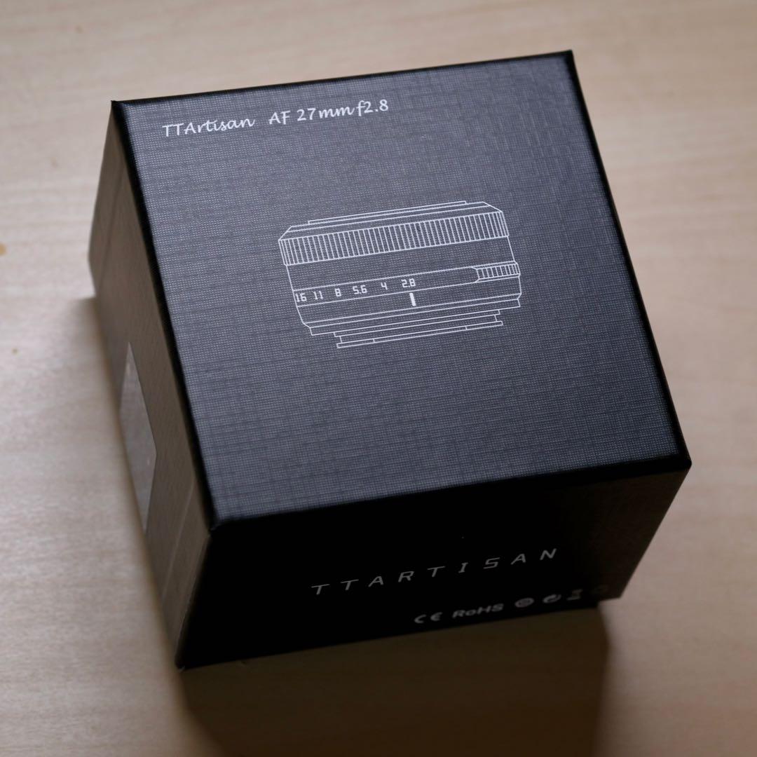 TTartisan AF 27mm f/2.8 Xマウント（フード、フィルタ付）