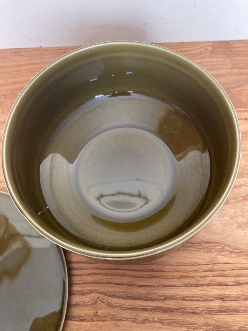 Hornsea ホーンジー　Heirloom ヘアルーム　オリーブグリーンボウル