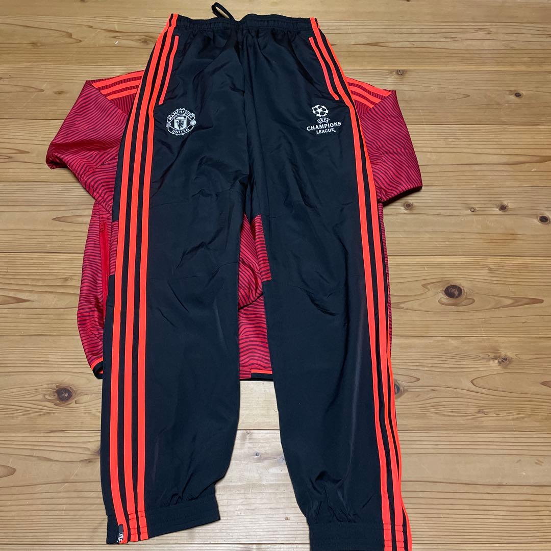 adidas マンチェスター・ユナイテッド　上下セット　ジャージ　S size