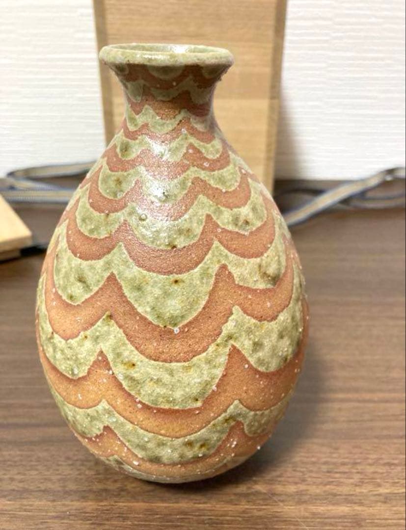 ゲルトクナッパー 1996年作 益子焼　徳利　共箱 、栞　真作保証