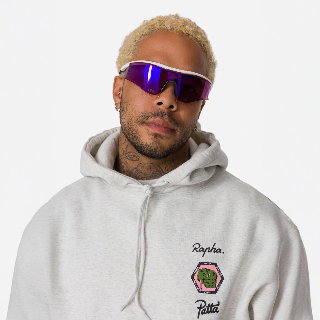 新品 Rapha + Patta 限定版 コットン フーディー グレー