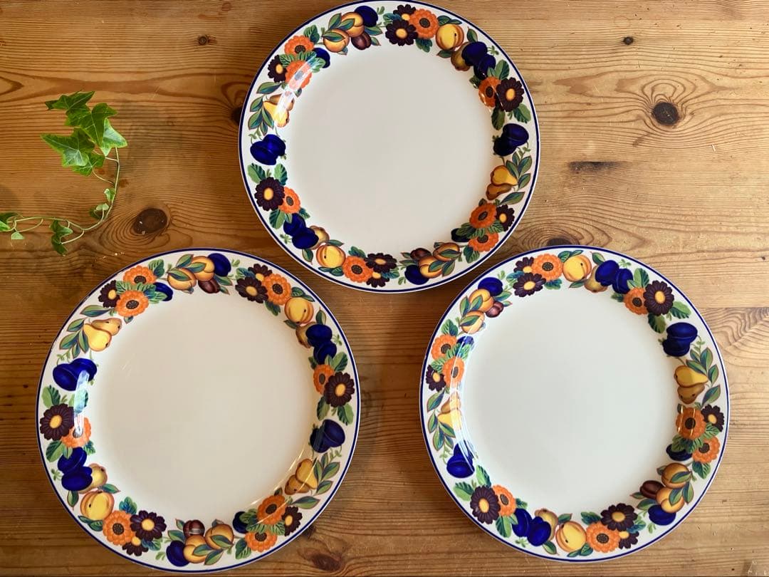 ロイヤルコペンハーゲン　ゴールデンサマー　26ディナープレート×3