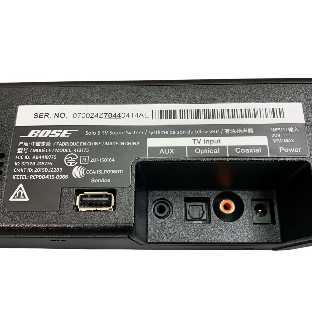 スピーカー・ウーファー Bose Solo 5 TV sound system 418775