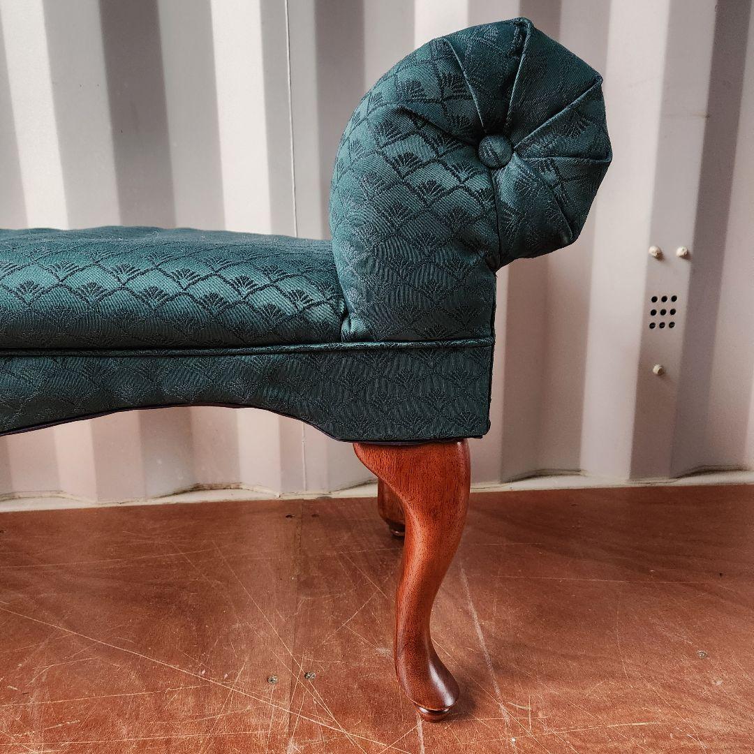 ヴィンテージ　猫脚 ロールアームベンチ クラシックベンチ ロールアームソファ