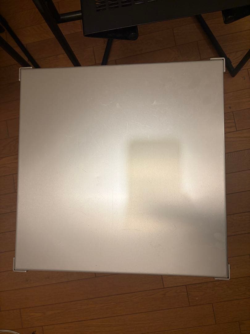 2000's 廃盤/無印良品 アルミサイドテーブルワゴン 鈴木敏彦デザイン