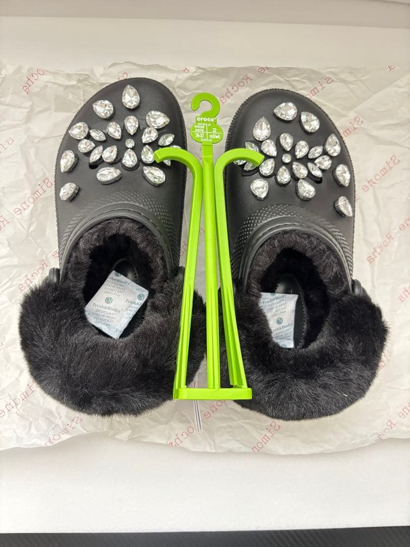 【新品タグ付き】Simone Rocha x Crocs サンダル ファー付き