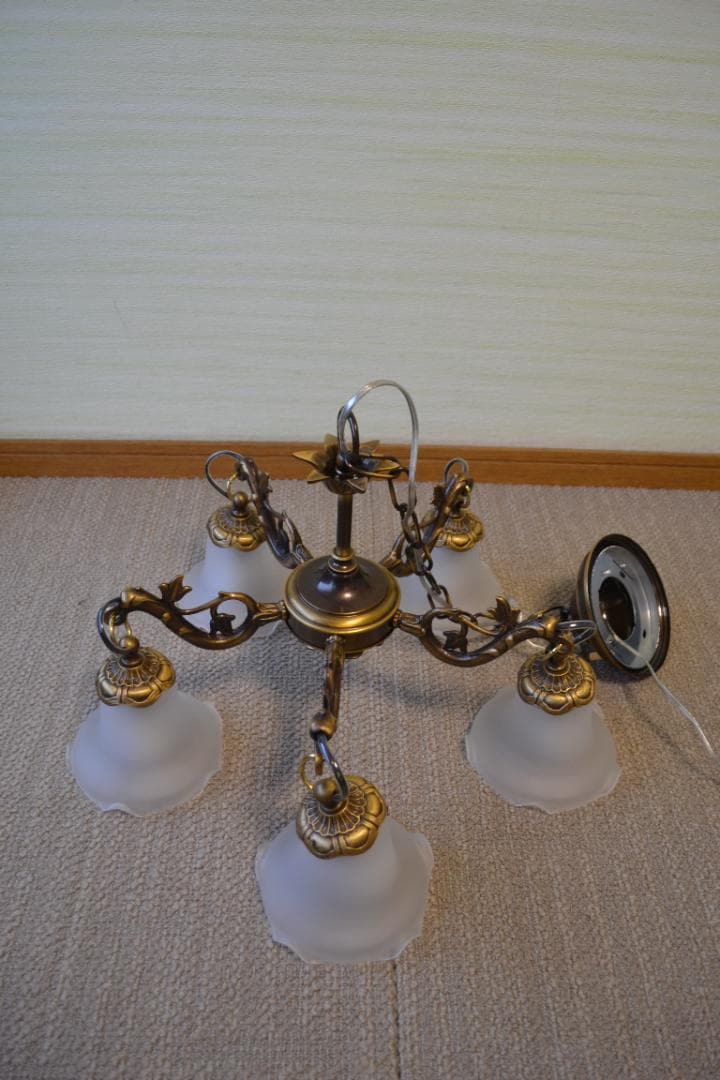 【美品】大塚家具 BRA-1419／5 シャンデリア 約6〜8畳用