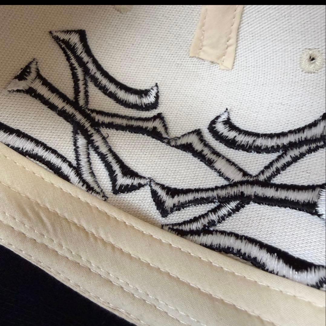 bnnd.（oMA）オマ キャップ ニューエラ ホワイト ダブルロゴ　確実正規品