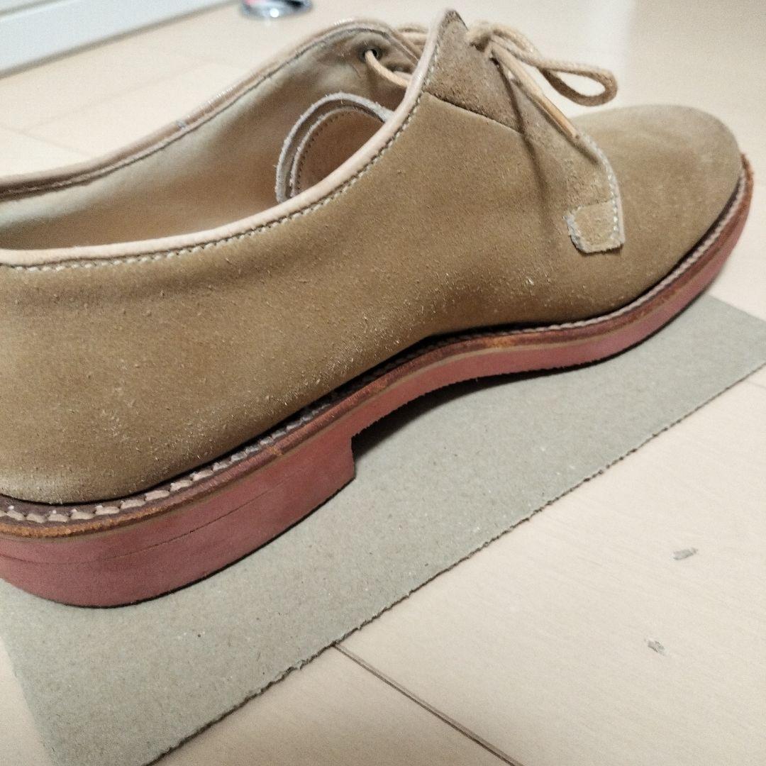 Alden ベージュ スエード レースアップ 7 1/2D