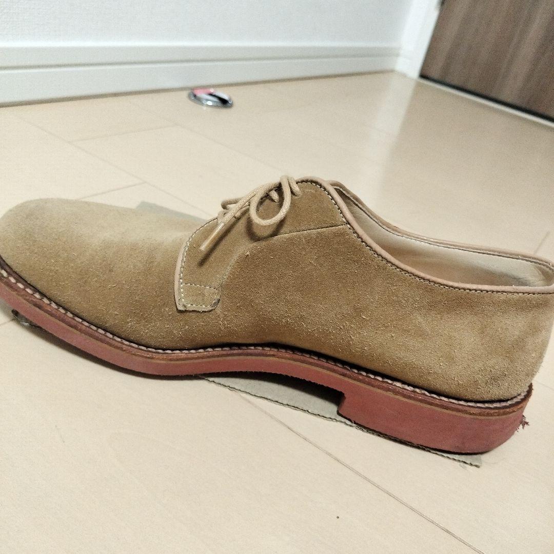 Alden ベージュ スエード レースアップ 7 1/2D