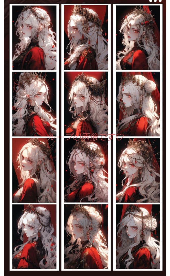 廃盤品✩J840＃魅影红颜(贝壳光)荒诞剧目切り売り海外人物女の子AIマステ