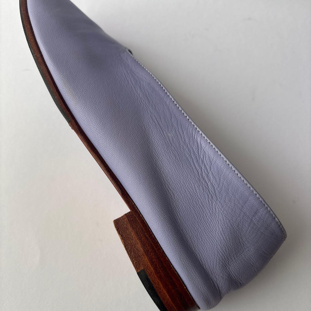 マルティニアーノ MARTINIANO 37 ラベンダー フラットシューズ