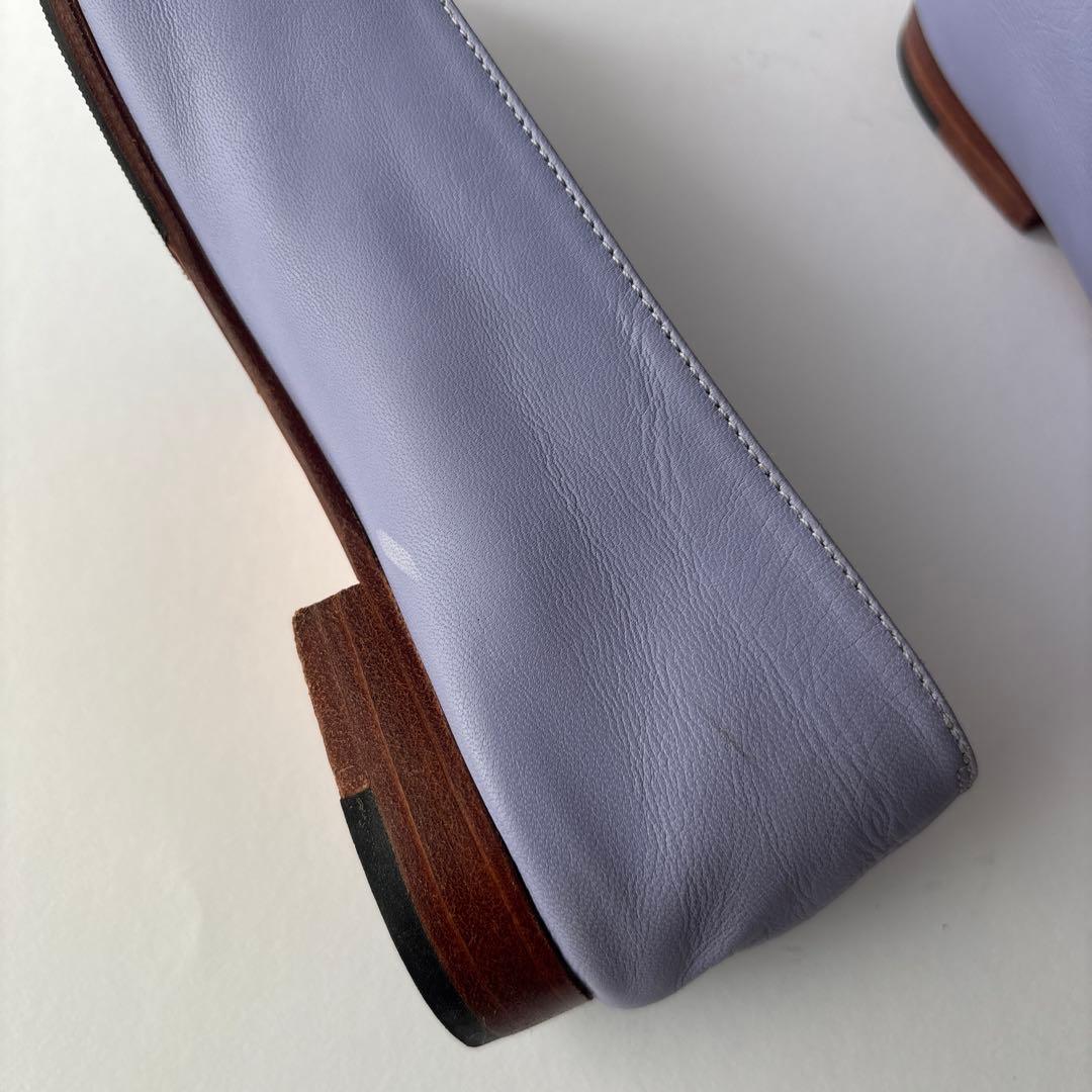 マルティニアーノ MARTINIANO 37 ラベンダー フラットシューズ