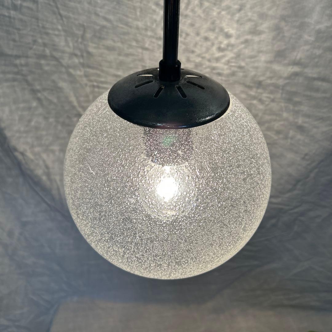 ヴィンテージ　ヤマギワ　ガラスボール　ミッドセンチュリー　スペースエイジ