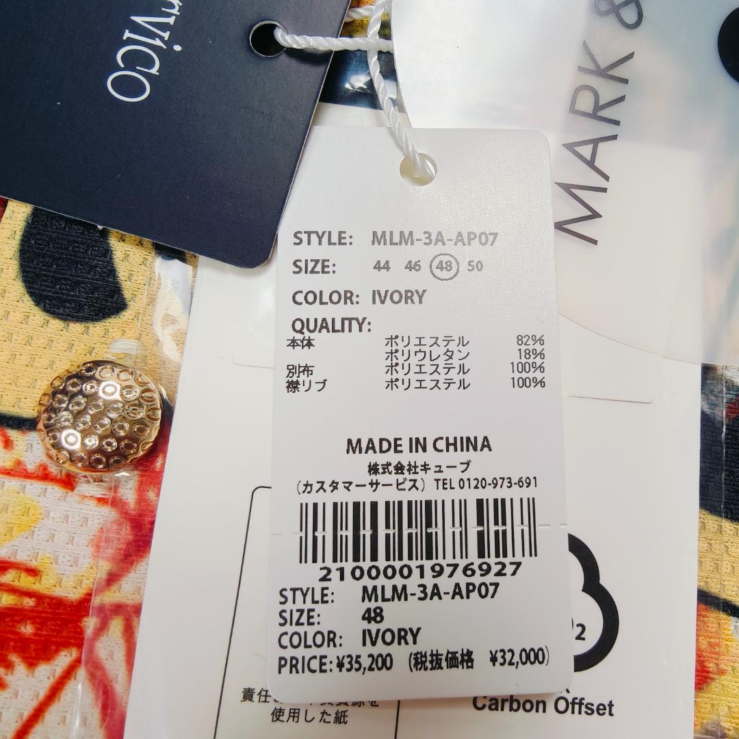 新品 MARK & LONA 15周年記念 ゴルフ ポロシャツ 48 海賊船