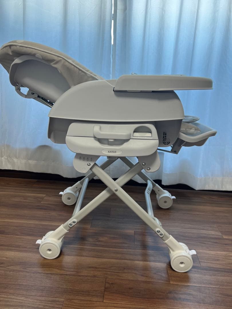 【ほぼ新品】KATOJI カトージハイローラックハイローチェア ピッコロ
