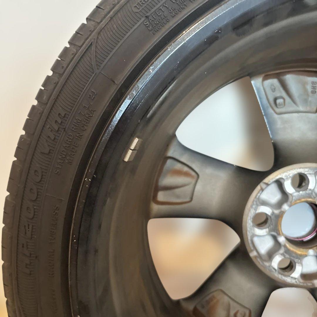 1本トヨタ220系クラウン18インチ純正ホイール タイヤ付き