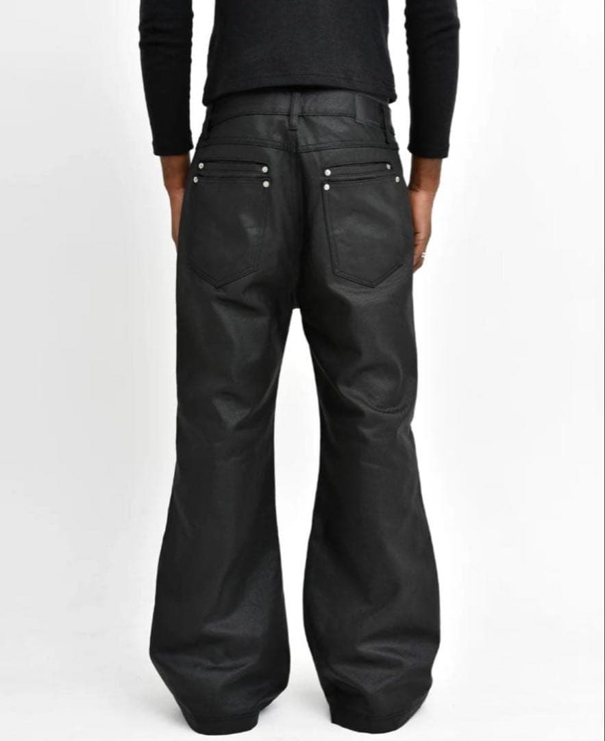 asapmode Stacked Oil Coating Pants Lサイズ