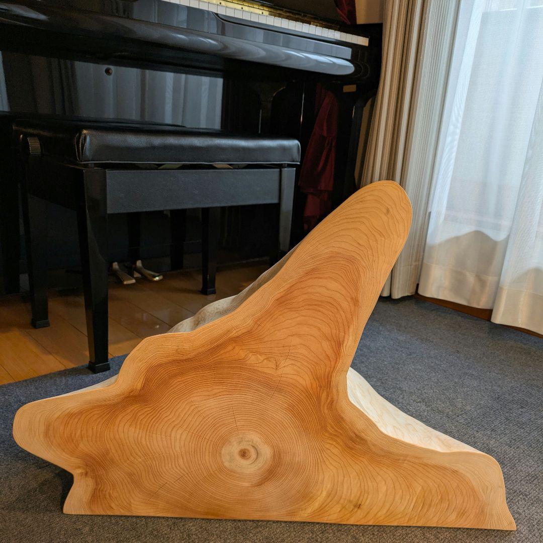 まな　天然檜　切り株　椅子　スツール　テーブル　高さ約25㎝