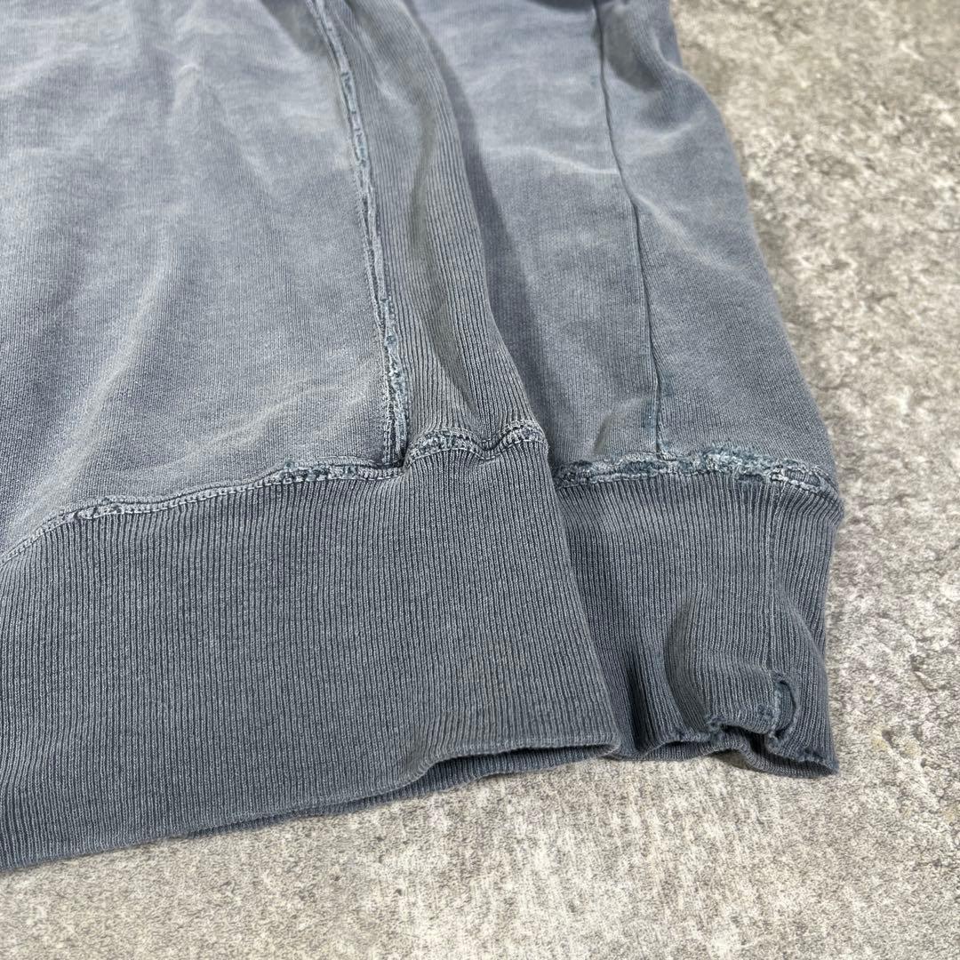 REMI RELIEF 両Vガゼット　スウェット　ヴィンテージ加工　L 日本製