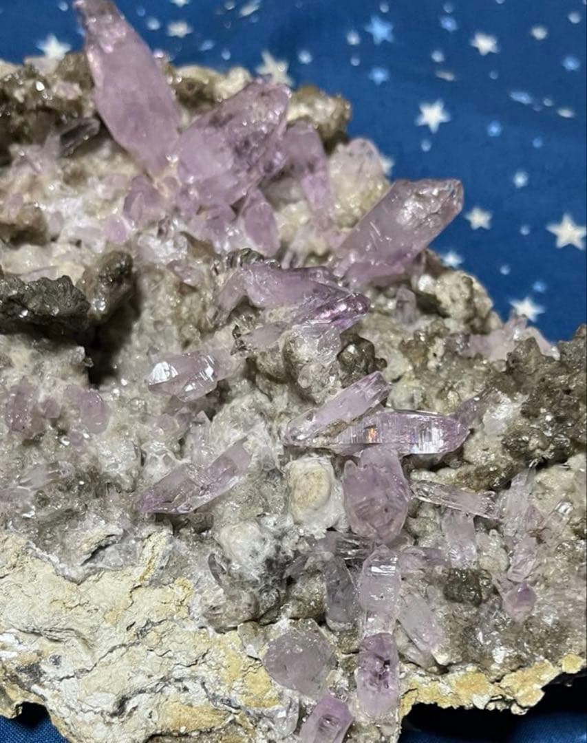 ＊8日まで＊ メキシコ ベラクルス州産 ベラクルスアメジスト 母岩付き原石