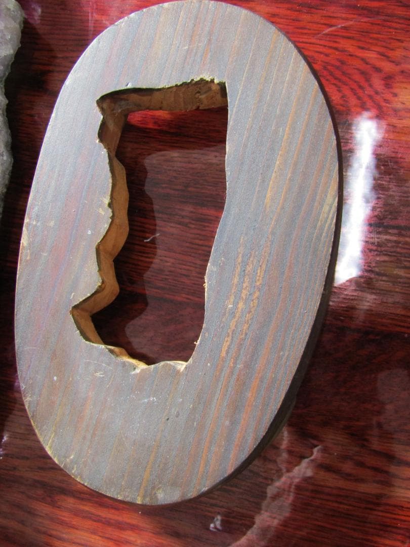 みつあんず　　　　アメジスト結晶 ドーム　置物 約30cm 高