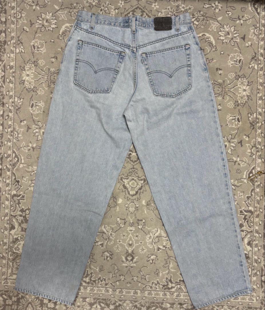 ゴ*ン様 90s USA製 Levi's SilverTab baggy ブルー