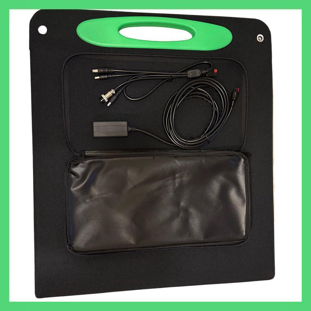 ソーラーパネル　100w 太陽光　防災対策　USB C端子　折り畳み