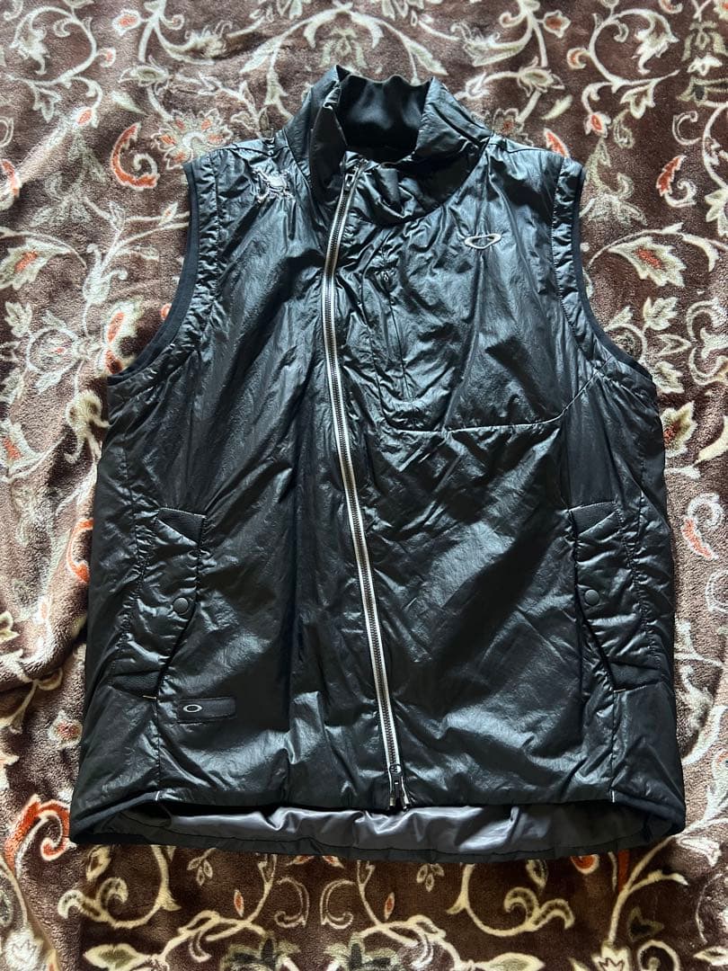 【レア美品】オークリー スカル ダウンベスト XL