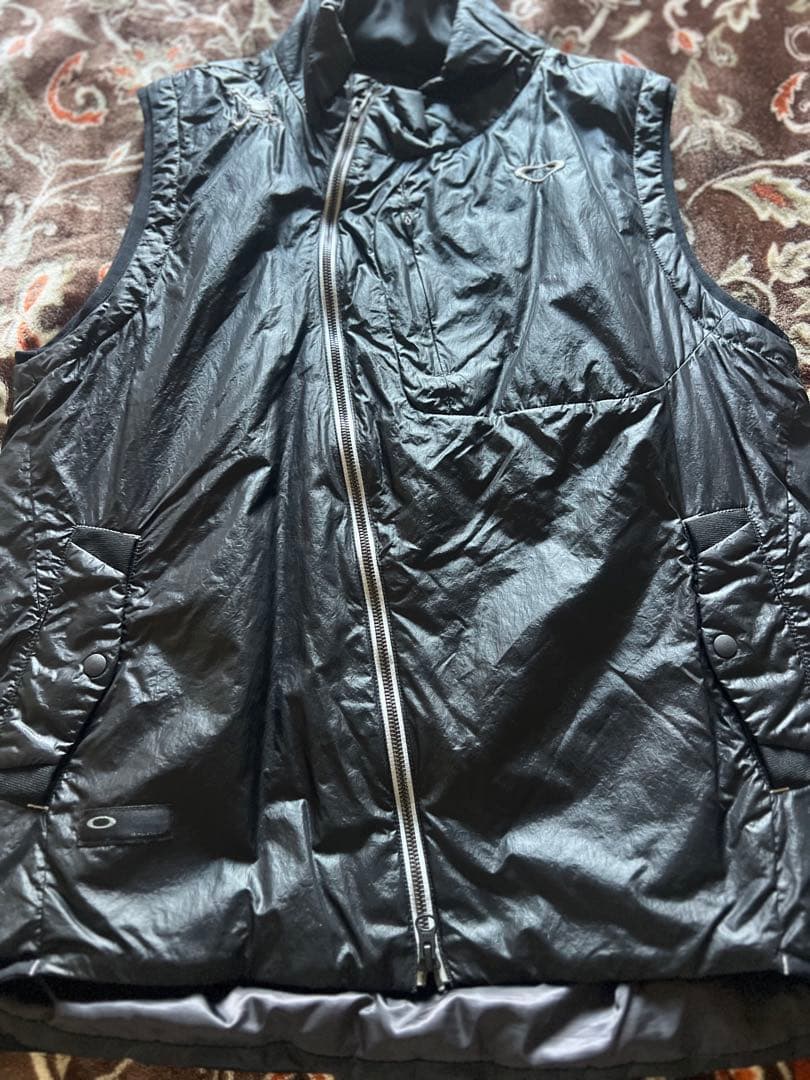【レア美品】オークリー スカル ダウンベスト XL