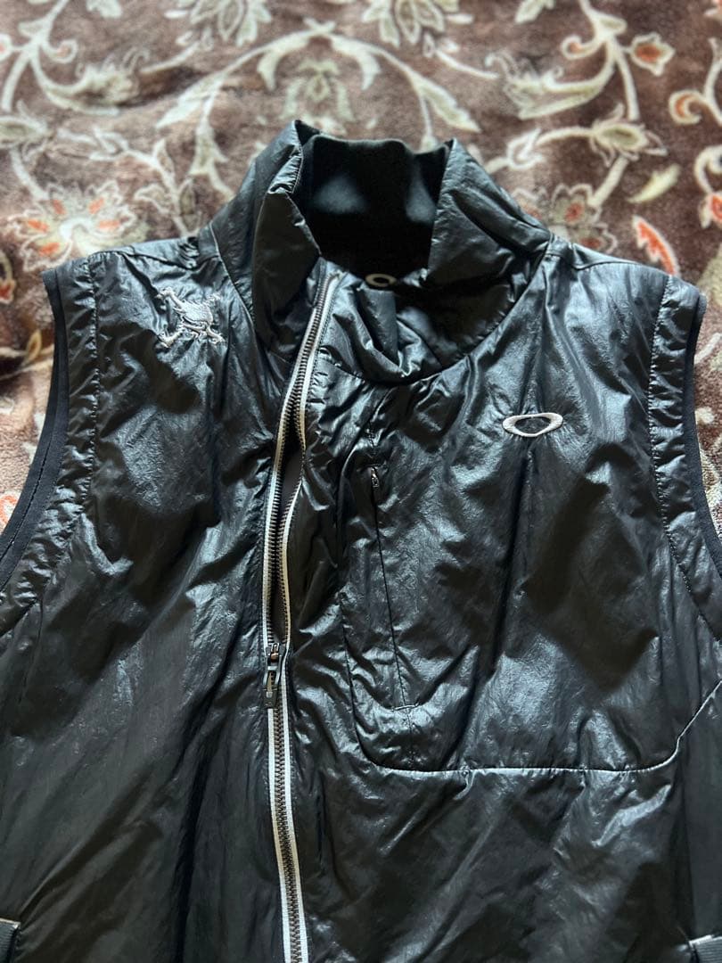 【レア美品】オークリー スカル ダウンベスト XL