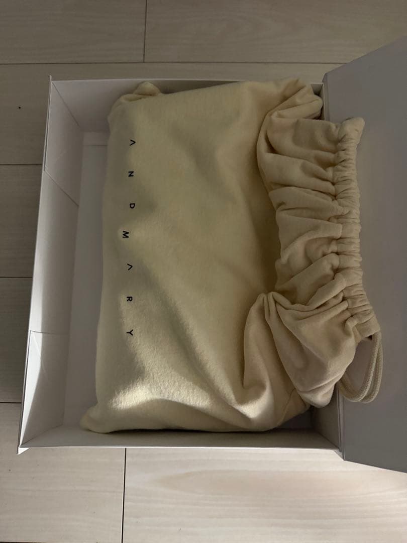 バッグ andmary Valentine ribbon leather bag