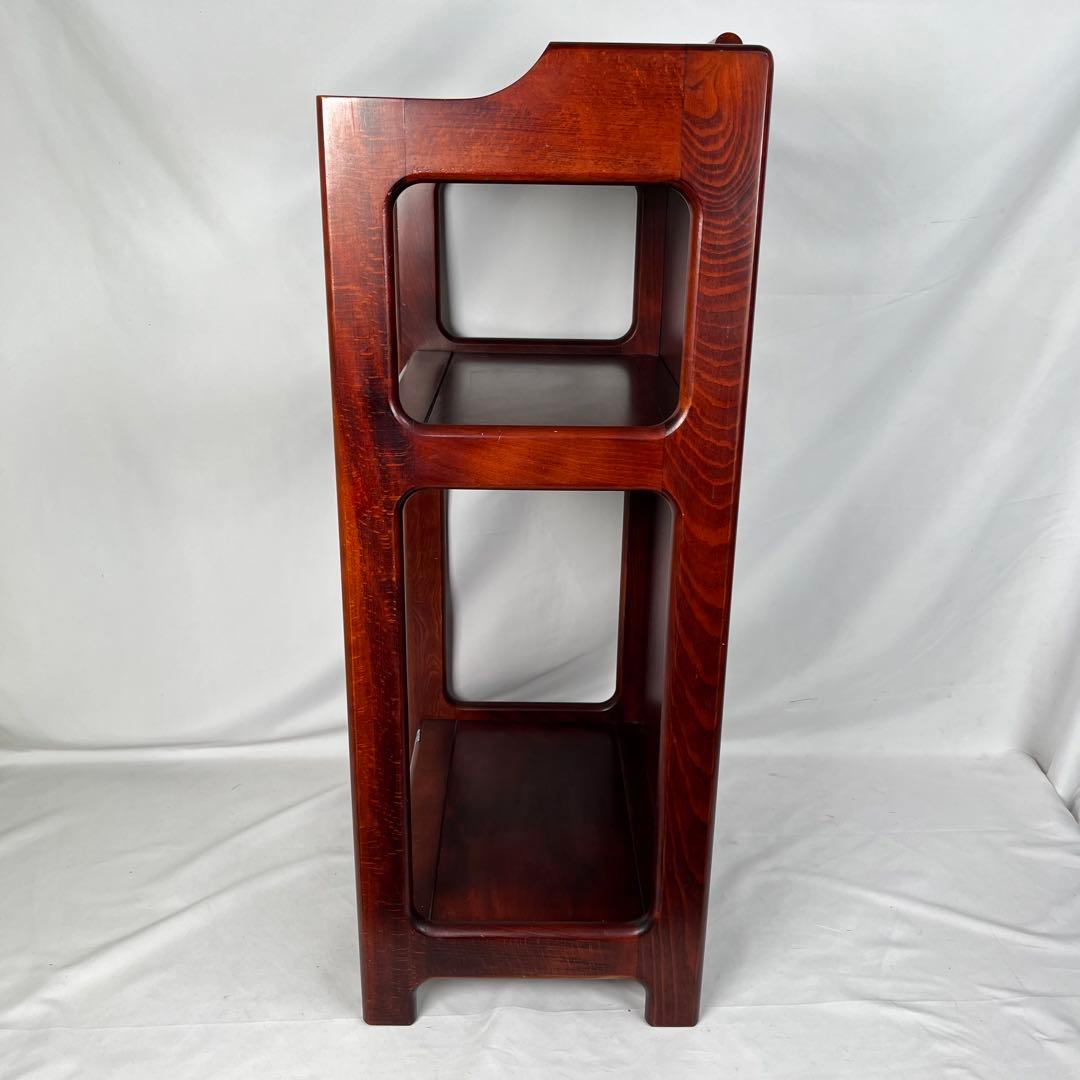 オールドカリモク　アンティーク調　3段キャビネット　カリモク家具　サイドラック