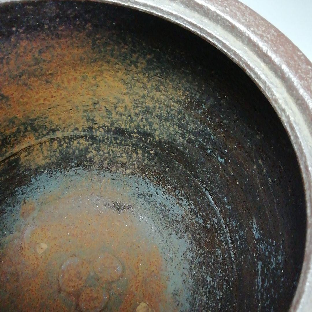 Ｓ６１４　茶釜　『腰霰　姥口竹耳釜』『人間国宝　高橋敬典作』　共箱　茶道具