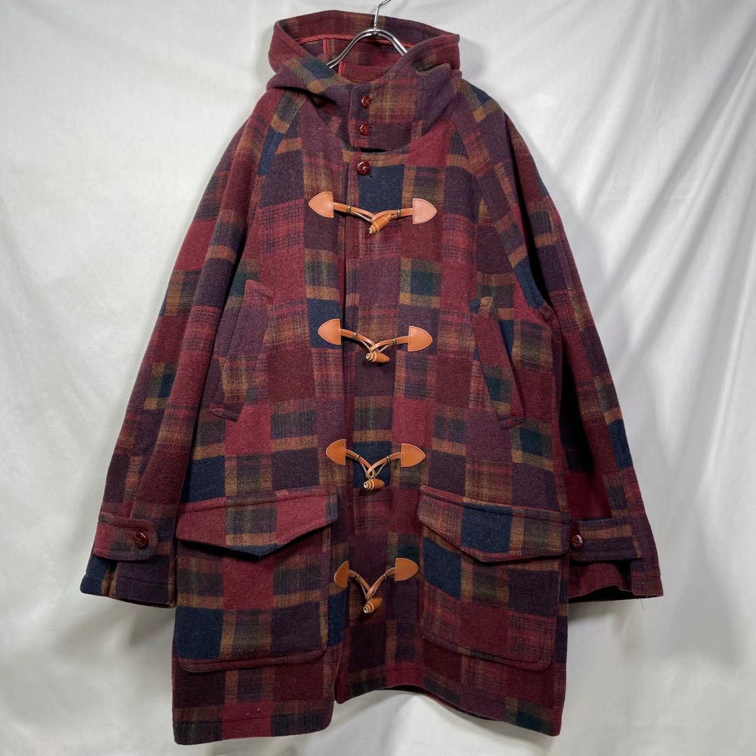 【90s missoni】ダッフルコート　チェック