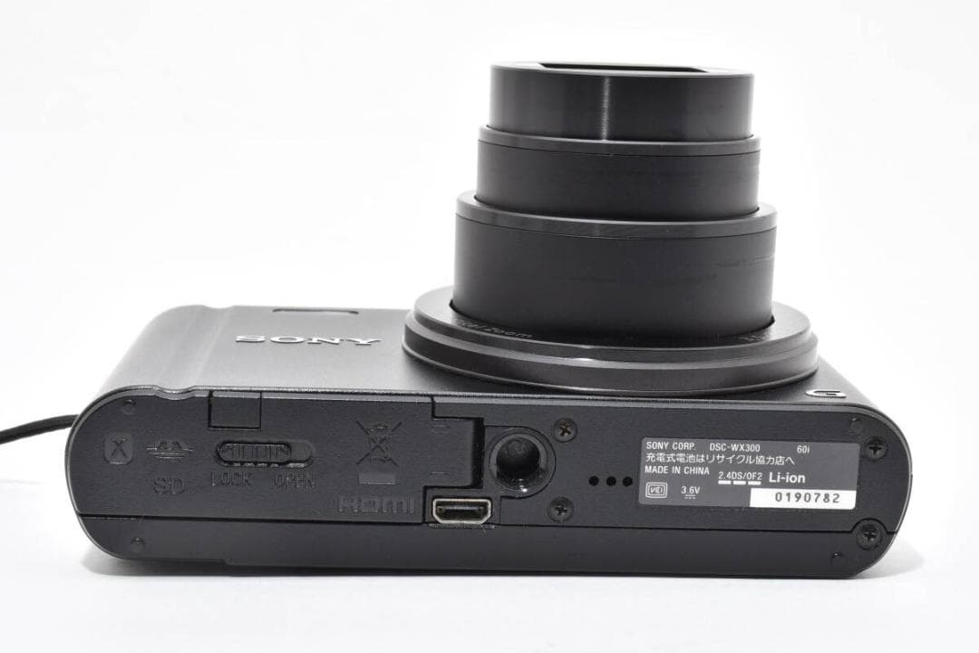 ソニー　SONY Cyber-shot DSC-WX300 ブラック ＃A314