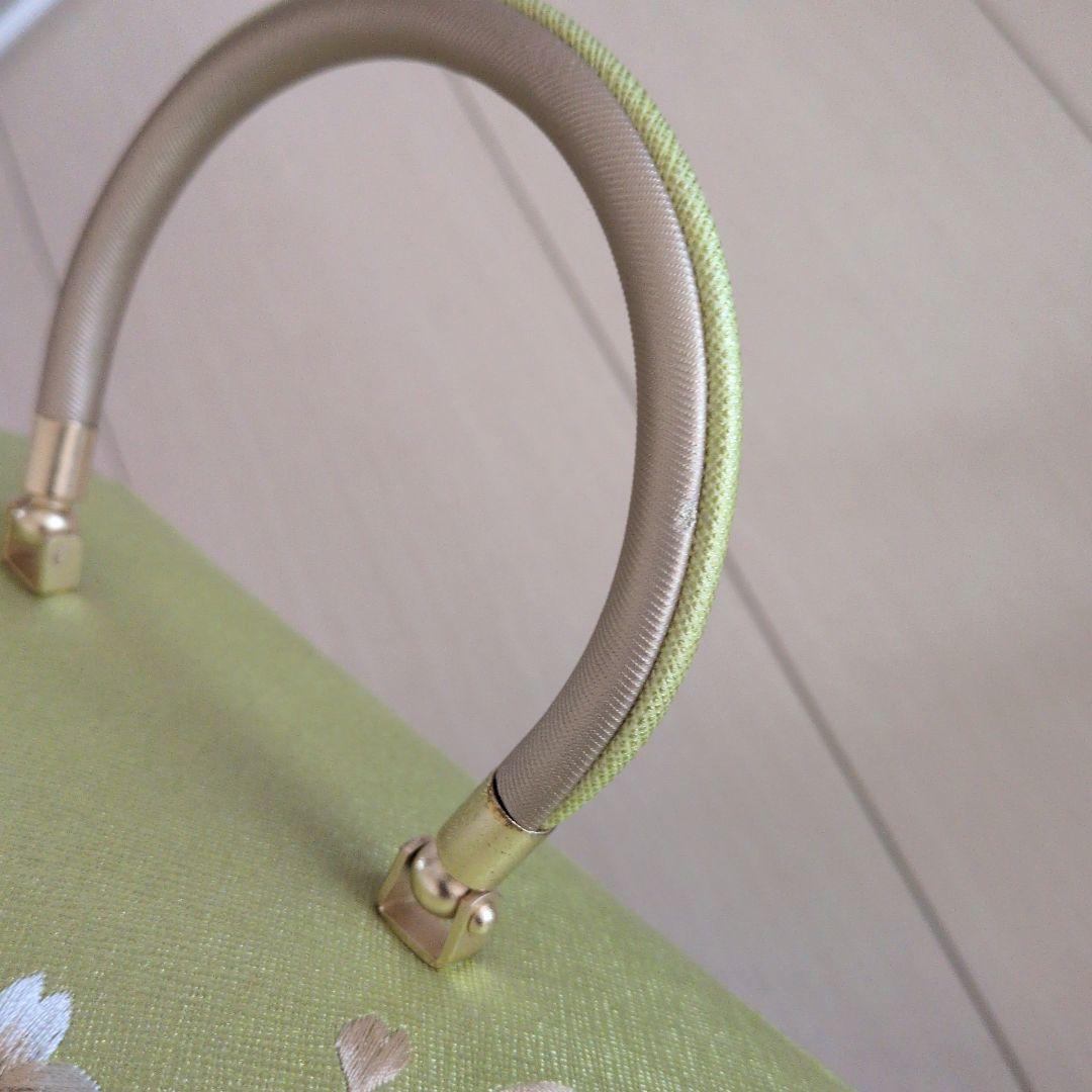 成人式用 草履 バッグセット 桜 若草　25cm