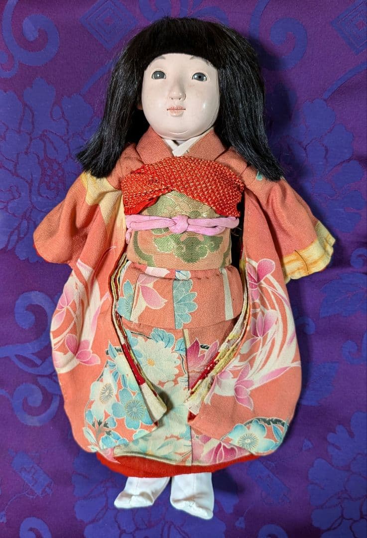 市松人形　小柄な優しいお顔の可愛いお嬢様　身長36.5cm