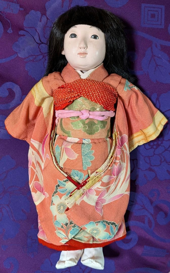 市松人形　小柄な優しいお顔の可愛いお嬢様　身長36.5cm