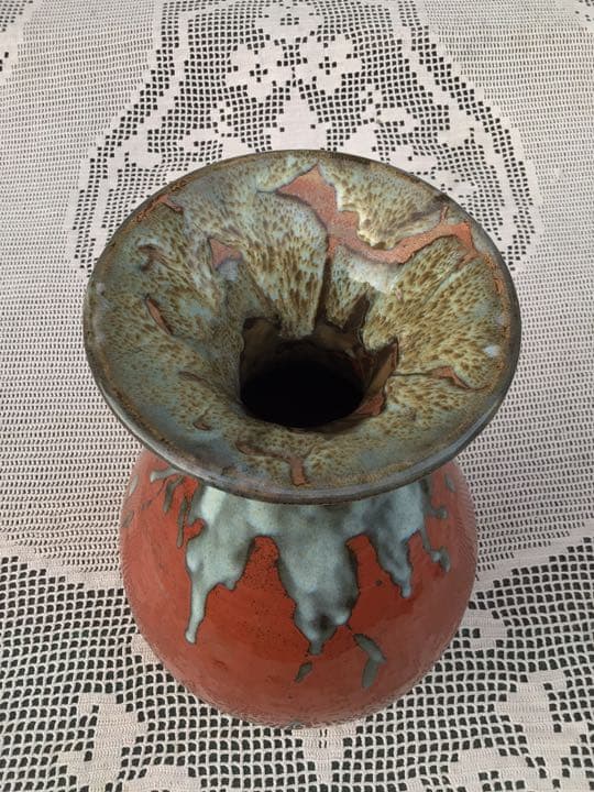 S16 高麗青磁・華道・花器・壺・飾り壺・床飾り・工芸品・アンティーク