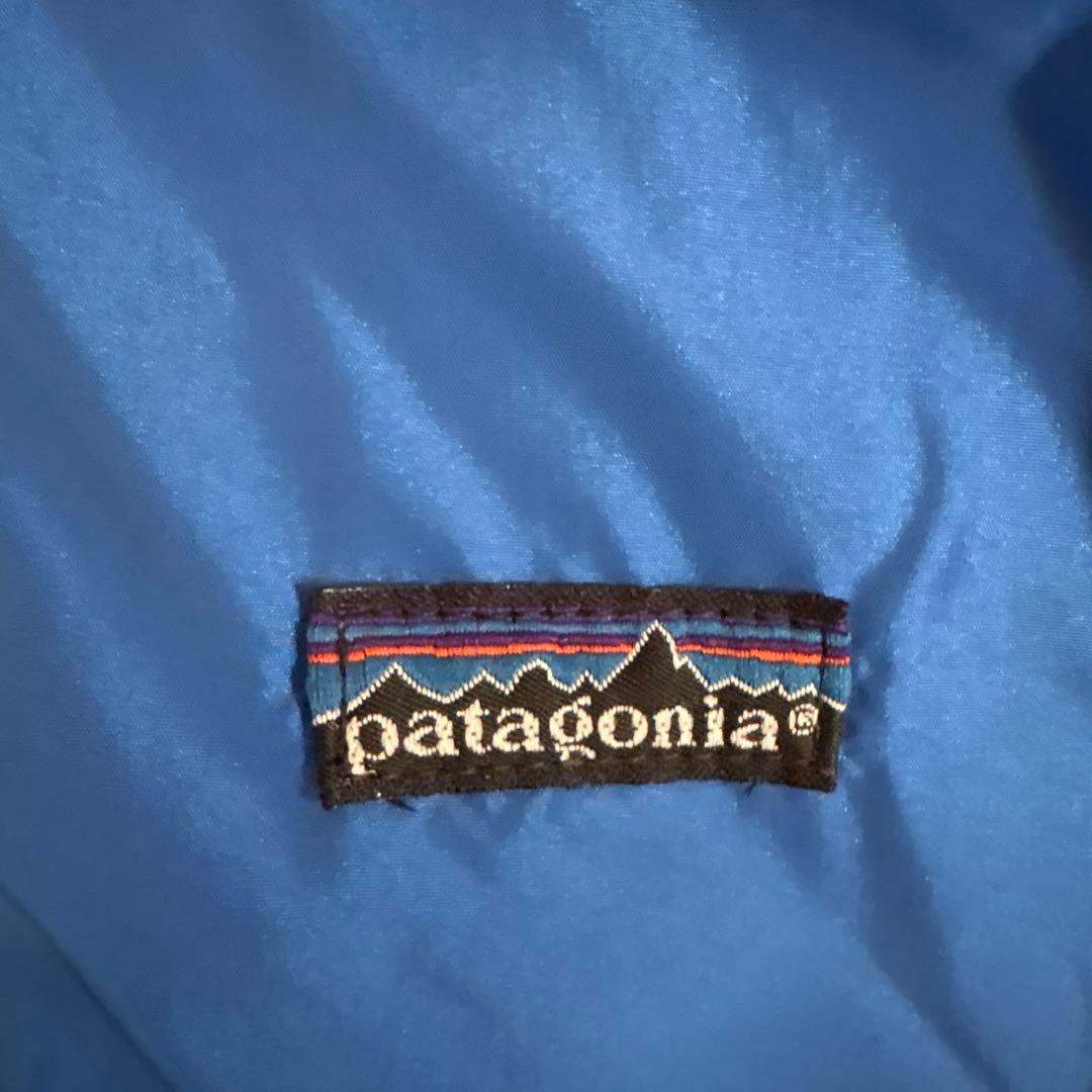 90s　patagonia 青 シェルドシンチラジャケット