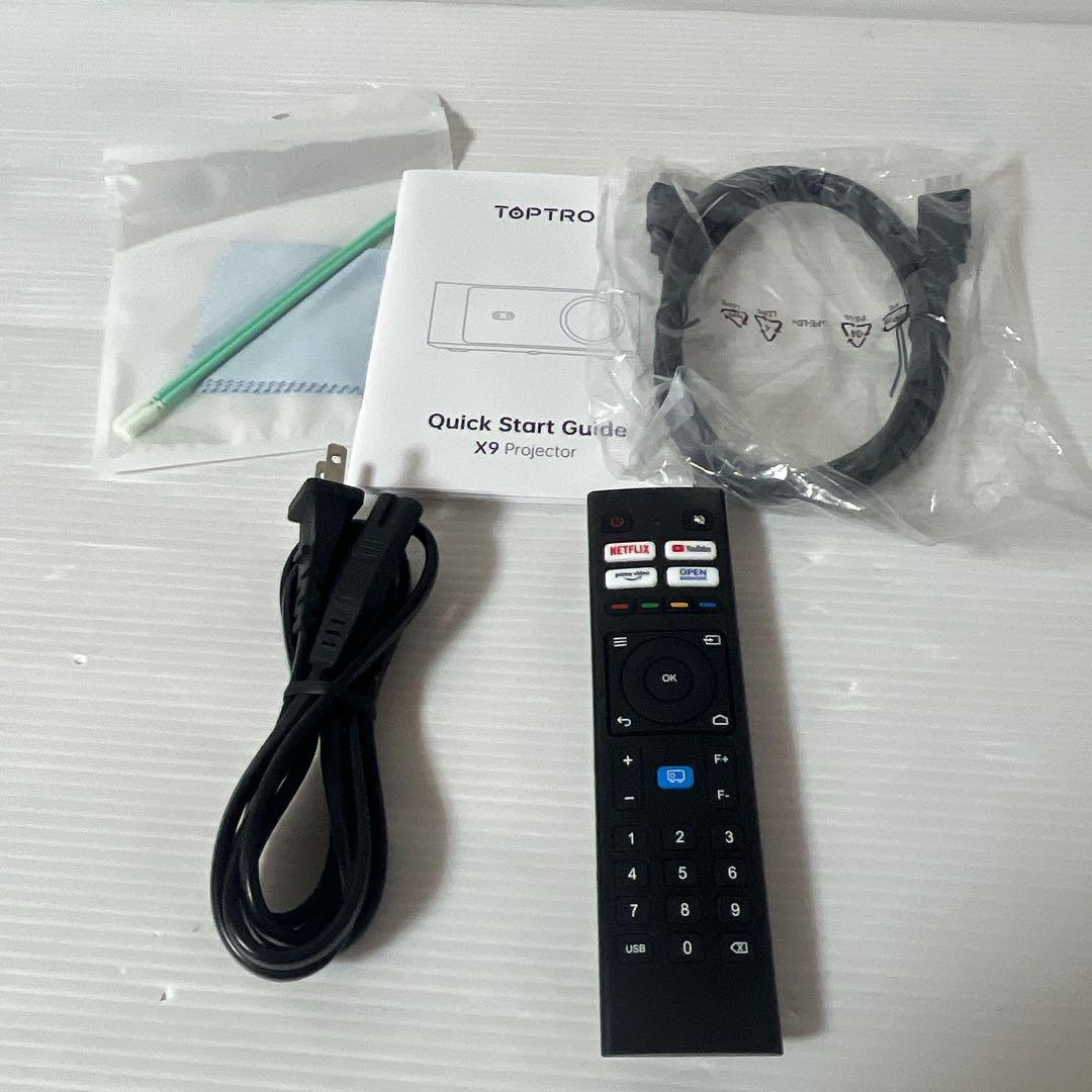 TOPTRO X9 プロジェクター 4K ホームシネマ