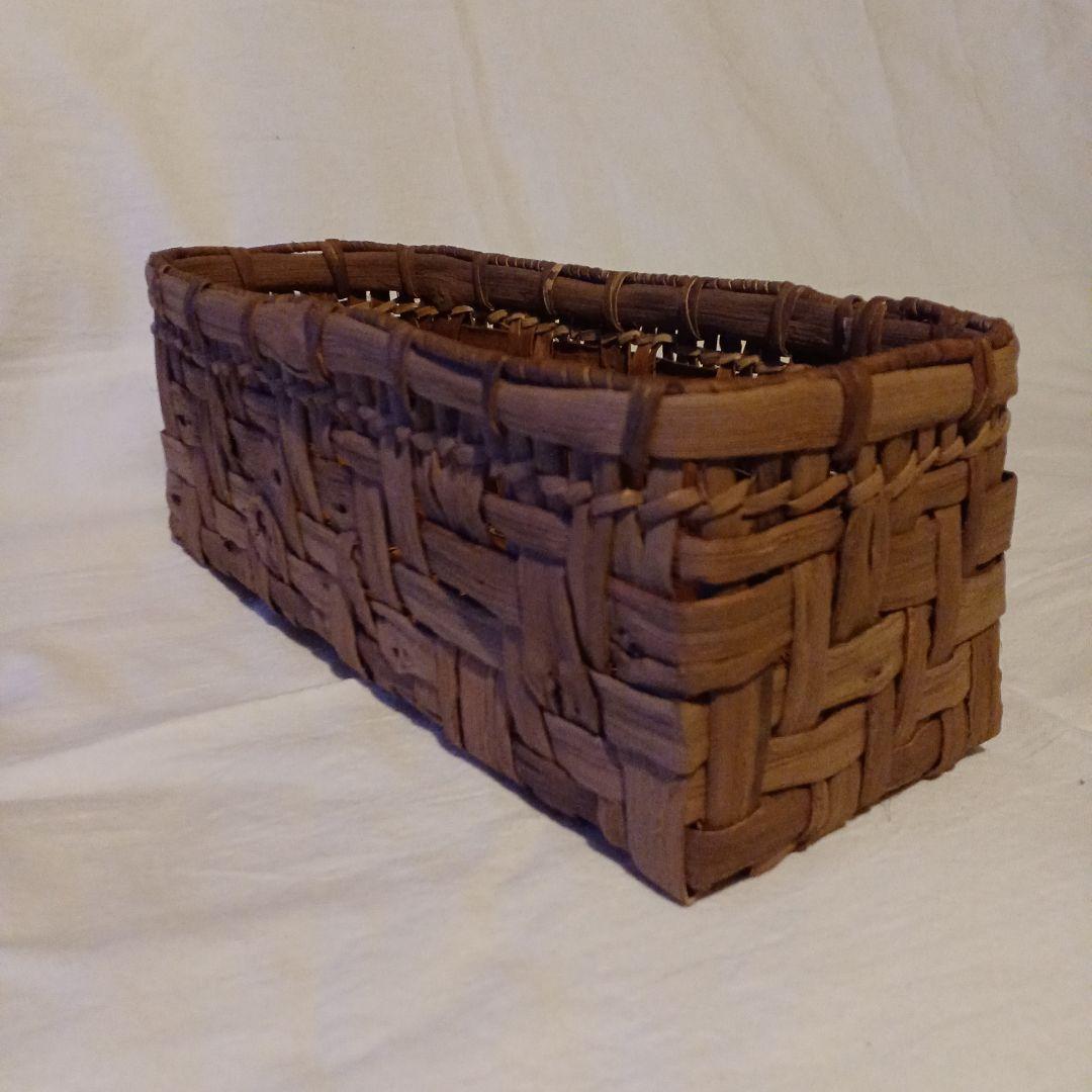 国産山葡萄　下籠　小物入れ　大