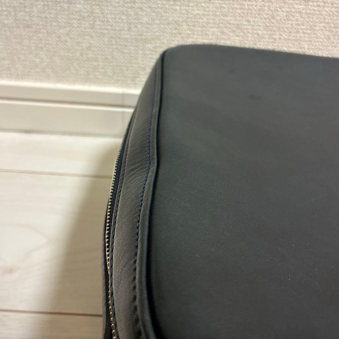 セール 万双 双鞣和地 ビジネスリュック ネイビー