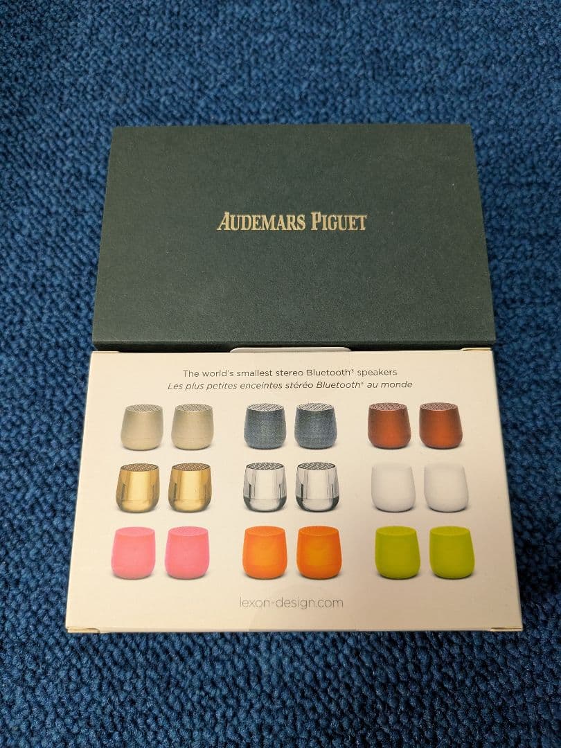 新品未開封！オーデマピゲ LEXON ワイヤレススピーカーTWIN MINO+